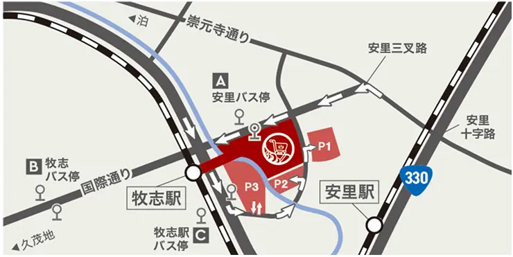 SUKARA 国際通り店 周辺地図